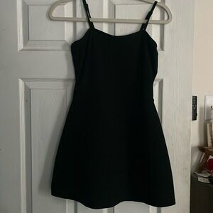 ALO Yoga Courtside Tennis Workout Exercise Dress Black Size M